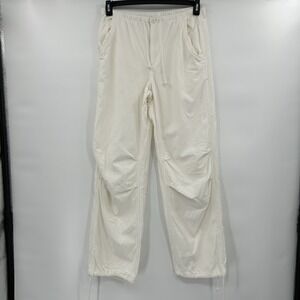 Aritzia TNA Womens Surplus Pants Size Small Ivory Casual Minimalist Streetwear‎